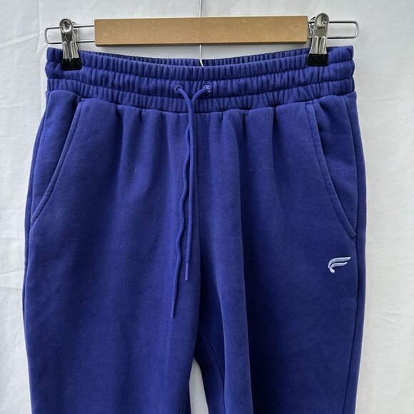 Fabletics Fleece Workout Jogger Sweatpants Drawstring Waist‎ Royal Blue Men 26 - Picture 13 of 13